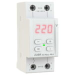 Реле напряжения ZUBR 1-ф, 40 А D2-40 red